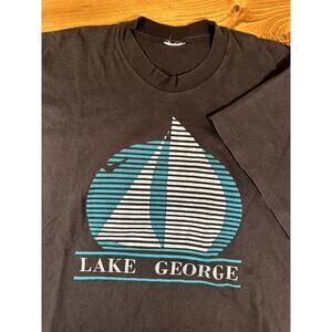 Vintage Lake George New York Single Stitch Large Tee Shirt